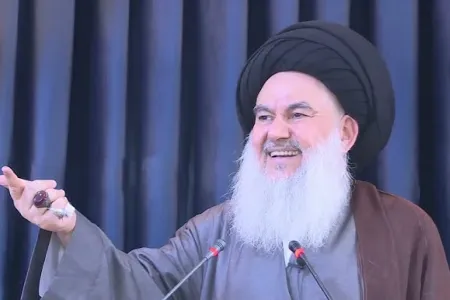 تصویر امام جمعه بغداد سید یاسین موسوی