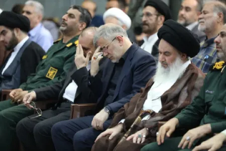 تصاویر مراسم سالروز ارتحال امام خمینی و سخنرانی امام جمعه بغداد آیت الله سید یاسین موسوی