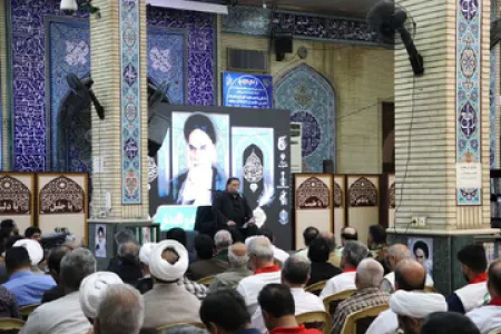تصاویر مراسم سالروز ارتحال امام خمینی و سخنرانی امام جمعه بغداد آیت الله سید یاسین موسوی
