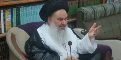 آية الله السيد ياسين الموسوي أستاذ الحوزة العلمية في النجف الأشرف