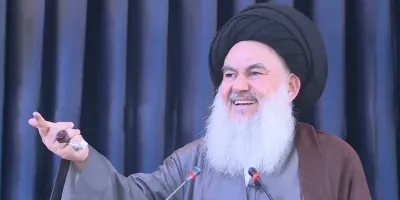 تصویر امام جمعه بغداد سید یاسین موسوی