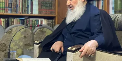 تصویر امام جمعه بغداد سید یاسین موسوی
